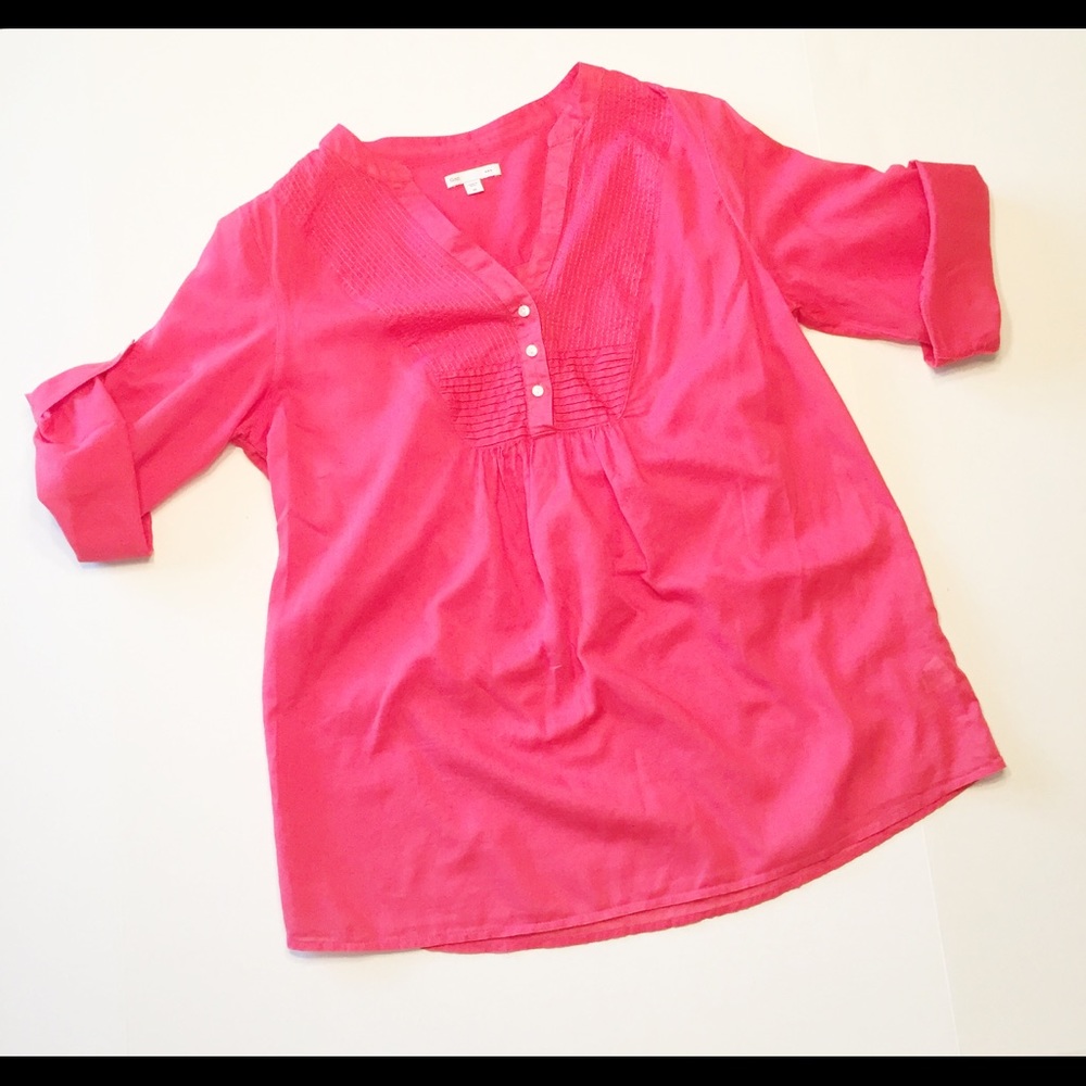 Gap Factory Coral Blouse Top Size M